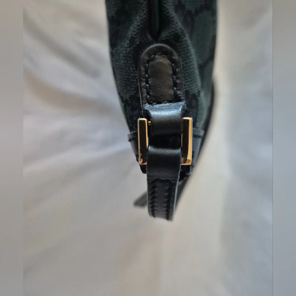 ​PRISTINE Gucci GG Canvas Mini Shoulder Bag – Rare Teal/Green & Black - Picture 5 of 11